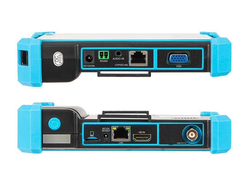 Wielofunkcyjny Tester CCTV  Dodytkowy AHD TVI CVI CVBS IP POE ONVIF