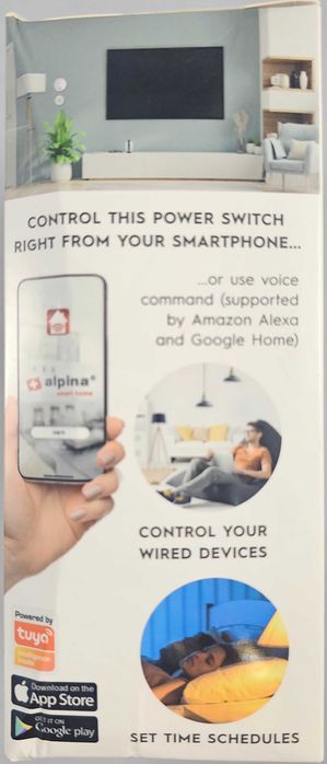 Alpina - Inteligentny wyłącznik przewodowy Wi-Fi