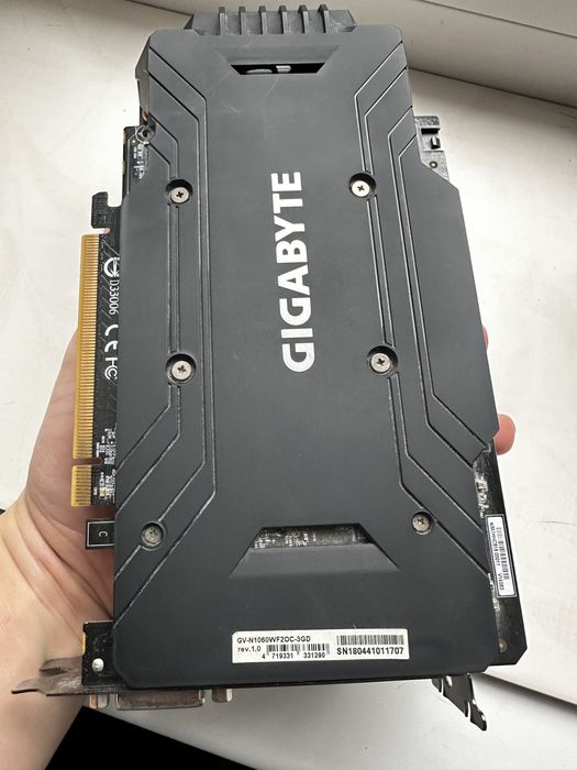 продам  Nvidia GTX 1060 3 Gb