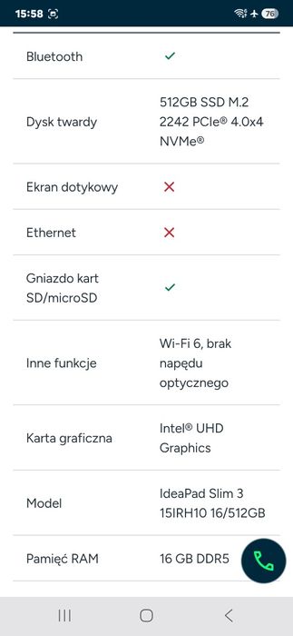 Laptop Lenovo jak nowy