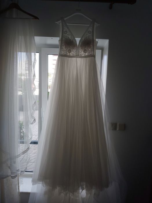 Vestido de noiva Rosa Clará