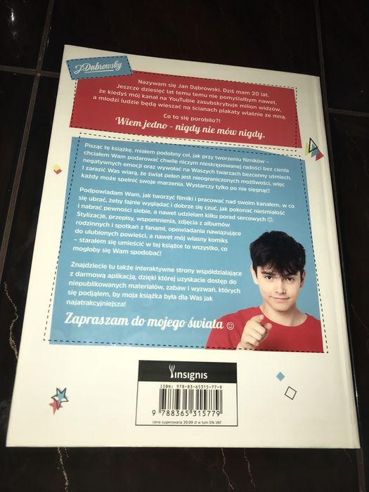 „Takie Tam” JDabrowsky książka z autografem