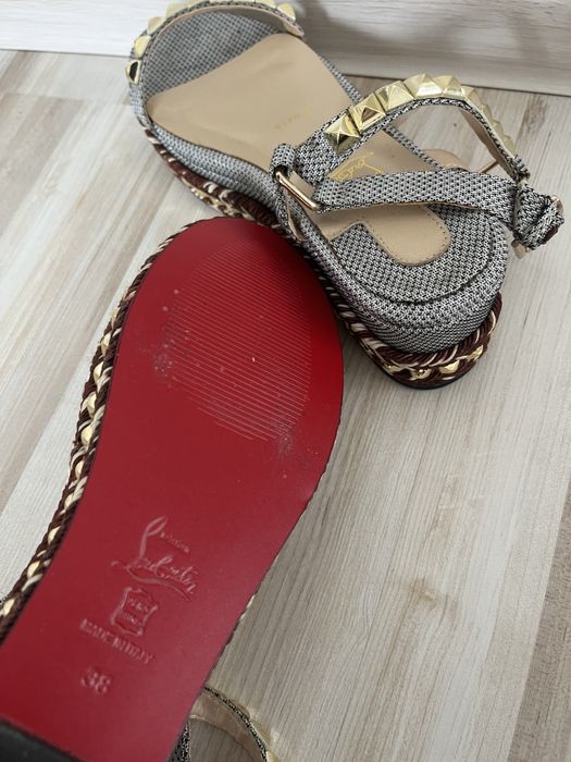 damskie sandałki louboutin 38 hit