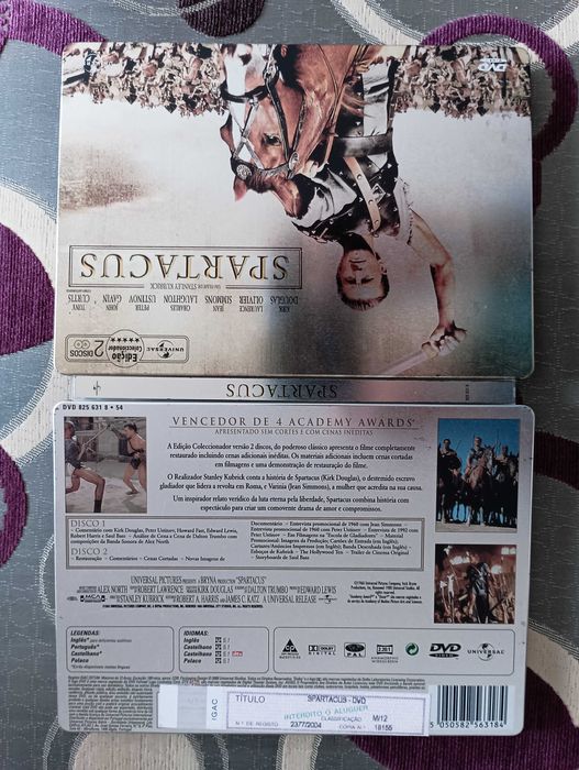 [DVD / Spartacus / Edição de Coleccionador (Steelbook)]