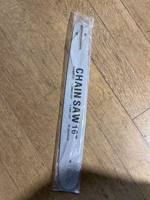 Lâmina de Motosserra 16" (40cm) – Guia de Corrente Nova