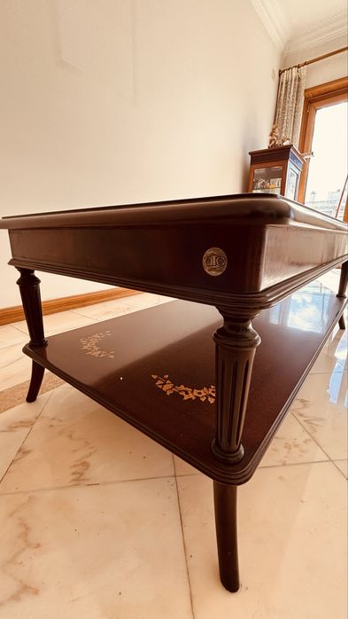Mesa de centro ATC - Augusto Coelho Filhos - com marchetaria