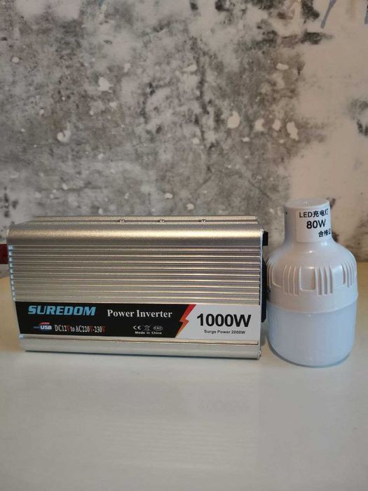 Інвертор 12V 220V 1000W Модифікований синус