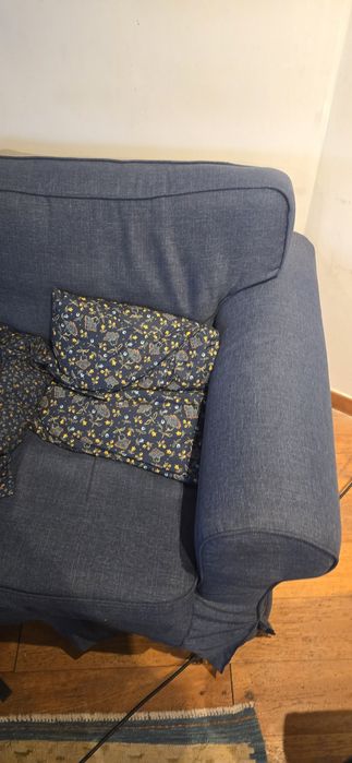 Sofa Ektorp 2 lugares azul