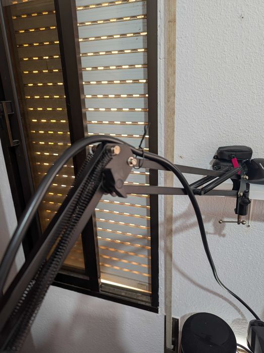 Kit Microfone Condensador + Braço + Shock Mount (Praticamente Novo)