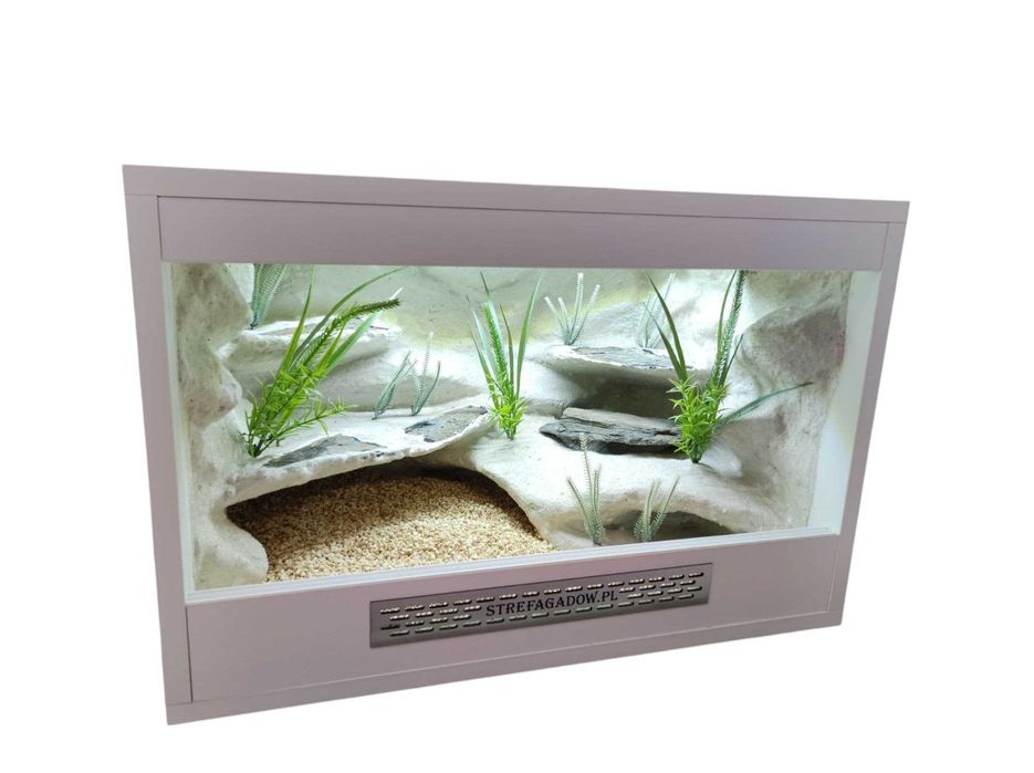 Terrarium pustynne nr738 60/40/40 dla gekona lamparciego NA ZAMÓWIENIE