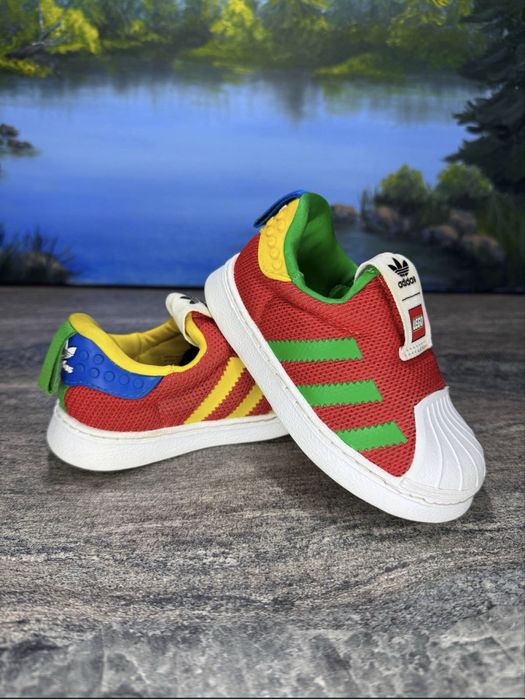 Кросівки дитячі Adidas Lego x Superstar 360 I ‘Pantone’ 21 розмір