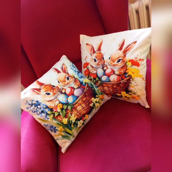Poszewki dekoracyjne 2szt Wielkanocne