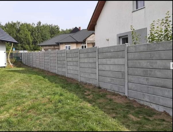 Ogrodzenia betonowe sprzedaż - montaż