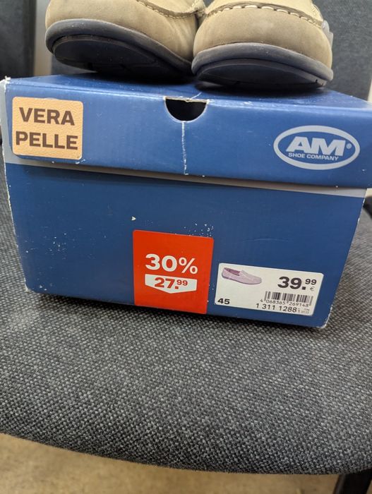 Мокасины мужские, 45р. Италия 1300