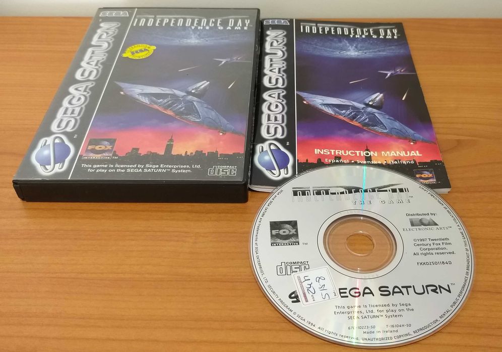 8 Jogos Sega Saturn - Black Fire - Daytona USA -  Virtua Cop 2