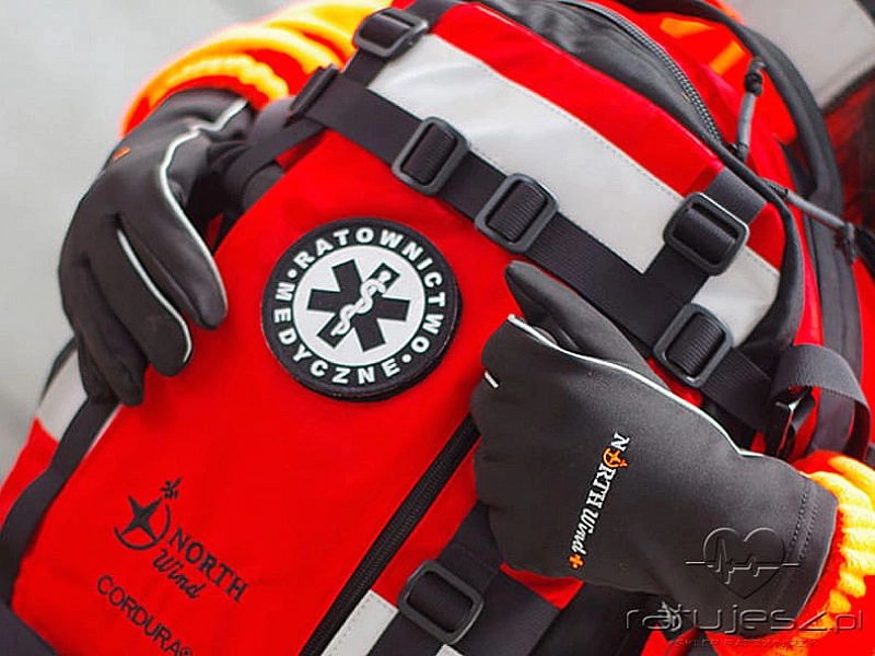 Rękawiczki polarowe North Wind czarne (M)