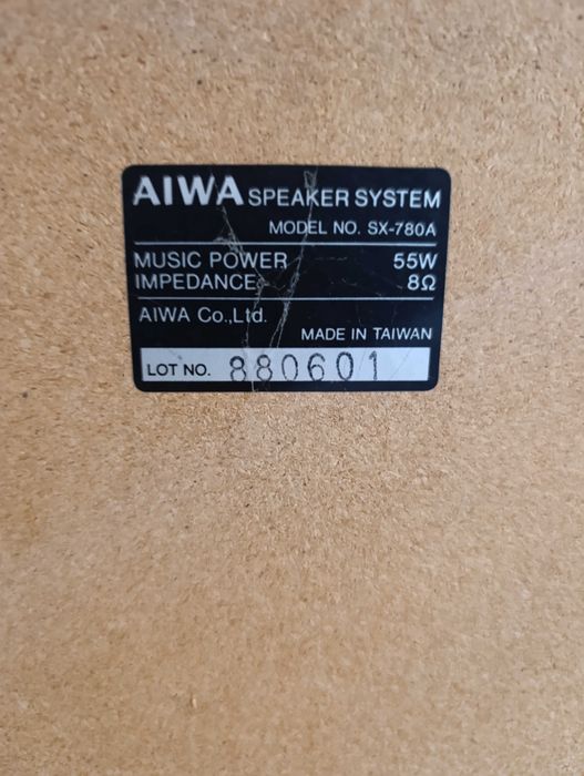 Głośniki AIWA SX-780