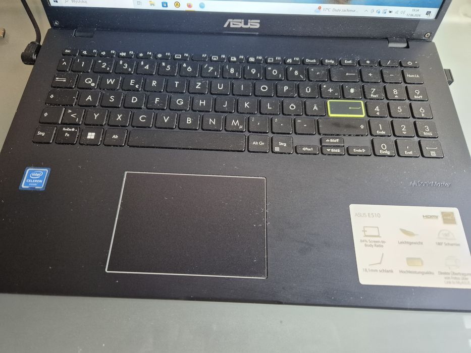 Asus e510 jak no