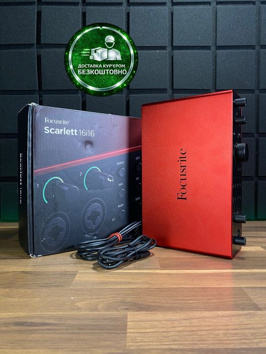 Focusrite Scarlett 16i16 4th Gen (Доставимо кур’єром — БЕЗКОШТОВНО!)
