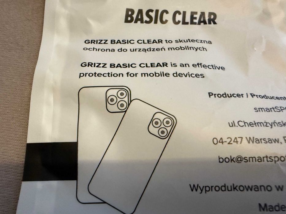 iPhone 16 PRO etui basic plecki silikonowe miękkie przezroczyste nowe