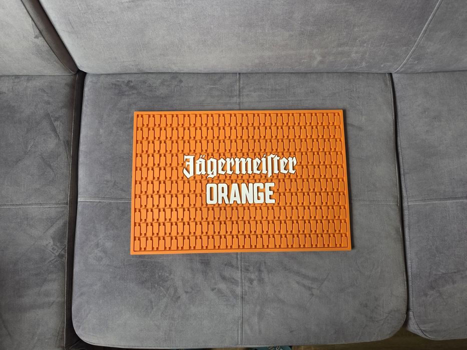 Jägermeister Orange - mata barmańska 60x45cm (nowa)