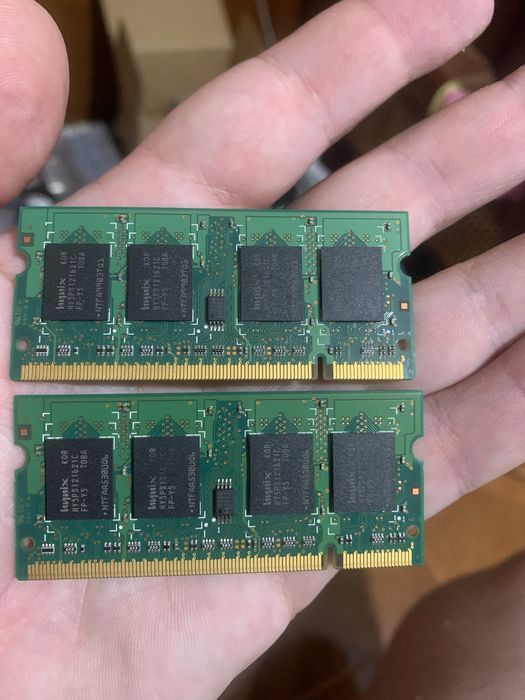 Оперативная память для ноутбука Hynix 512Mb / 2Rx16 / DDR2
