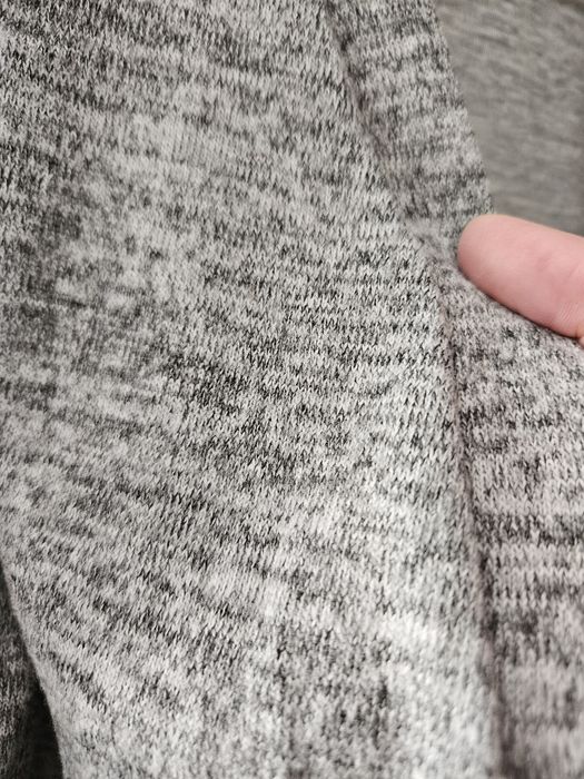 Miękka długa narzuta sweter oversize kardigan
