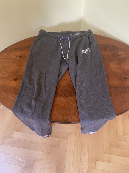 Nike dresy komplet spodnie bluza damskie L szare