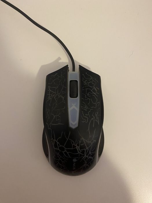 Rato gaming com fio NGS GMX-115 preto