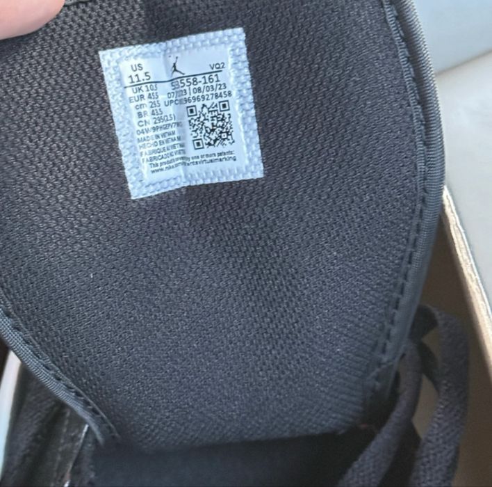 Air jordan low red/white/black