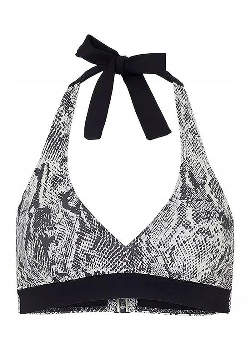 B.P.C biustonosz bikini we wzór z wiązaniem na szyi ^38