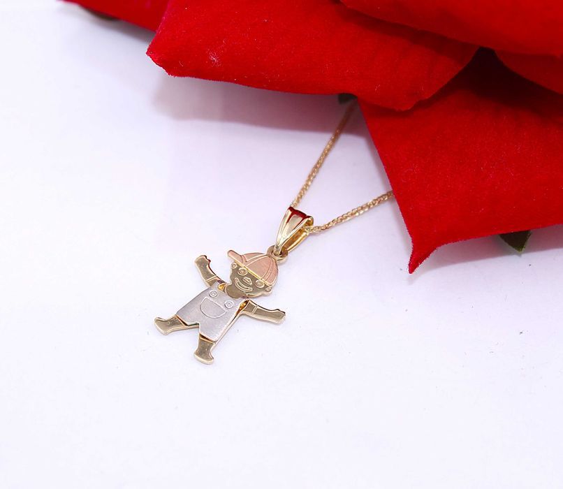 Złota zawieszka p.585/1,30g - chłopczyk