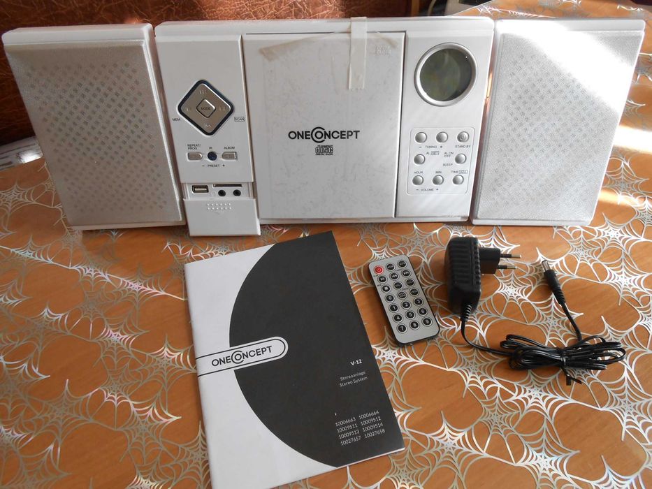 Продам Мини музыкальный центр OneConcept MG3-V12-WH (FM USB SD)