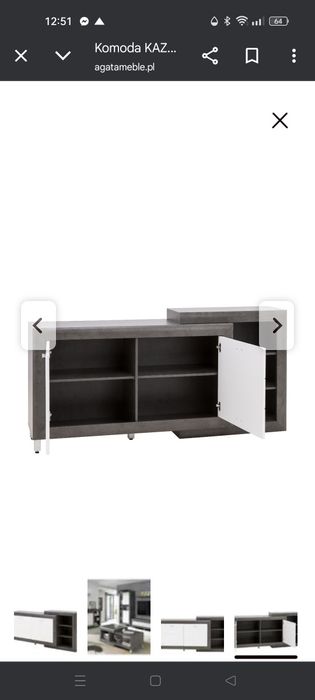 Komoda z kolekcji kazbek z Agata meble