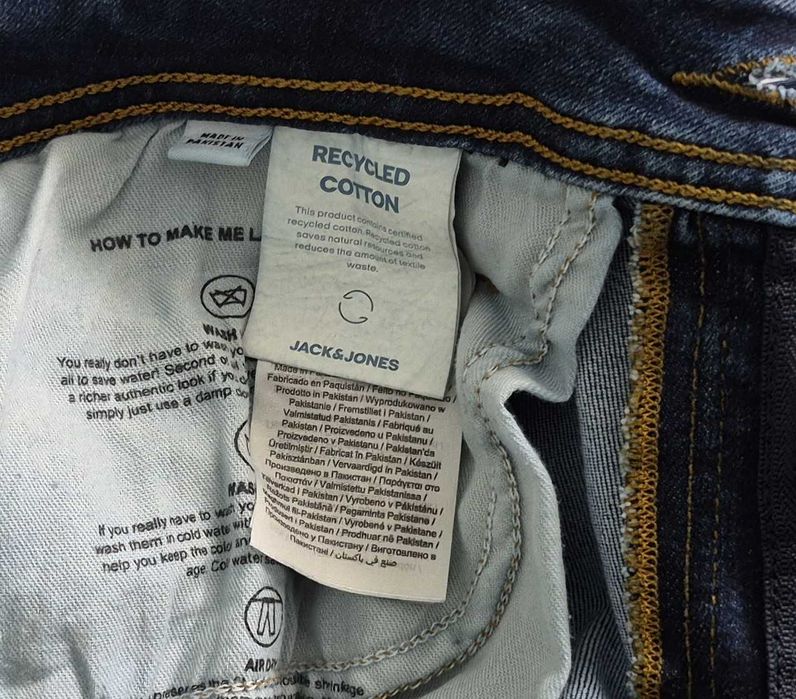 Spodnie Męskie Jeansowe Jack & Jones Liam Skinny 33W 34L