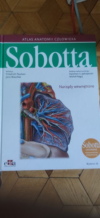 Atlasy anatomii człowieka Sobotta 3 tomy