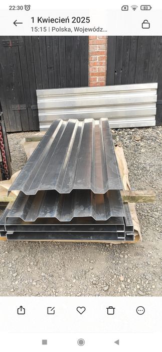 Blacha stalowa burty nadstawki przyczepa rozrzutnik zabudowa Kontener