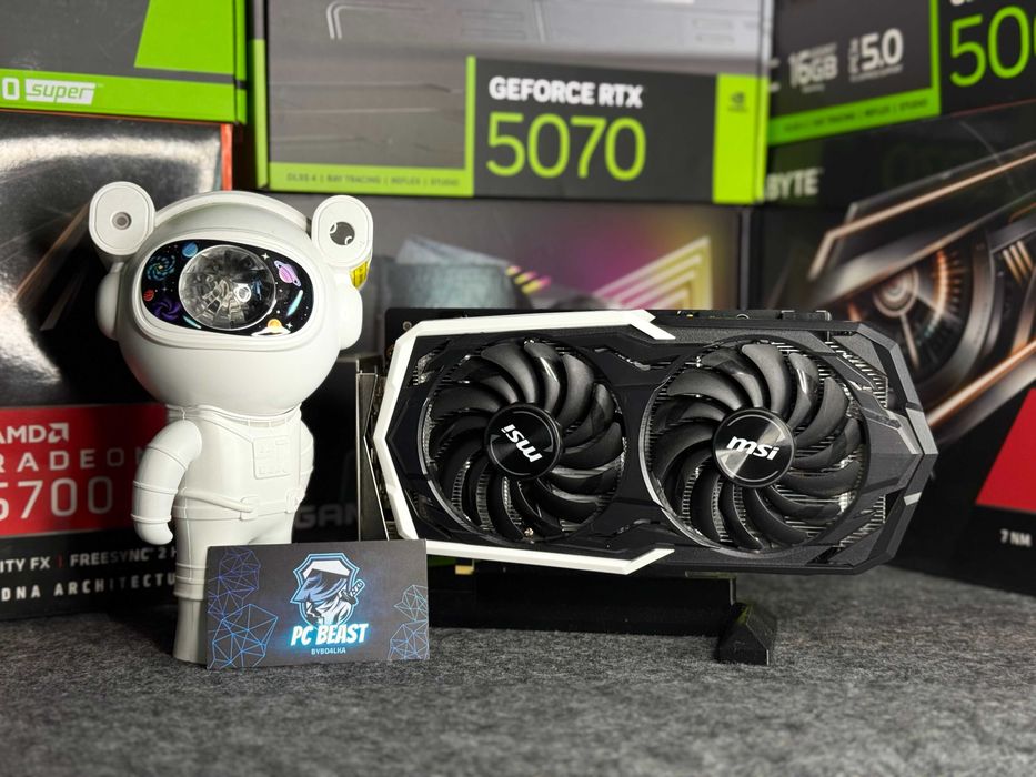 MSI GTX 1660 ARMOR OC 6GB GDDR5 | МАГАЗИН | Гарантія 90 днів