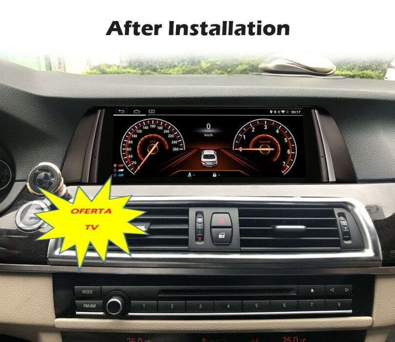 Auto-rádio 12.3" android 14 para BMW F10 F11 Serie 5 2010 a 2016