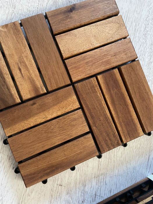 Płytki drewniane na taras/ balkon