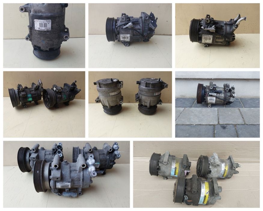 Компресор кондиціонера 1.5,1.9,2.0 DCI Renault K9K,M9R,F9Q