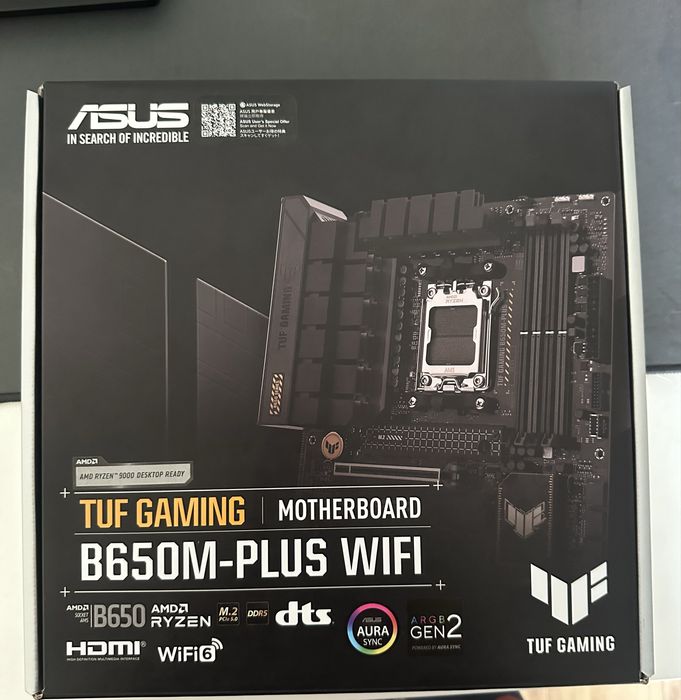 Материнська плата ASUS TUF Gaming B650M-Plus WiFi, нова