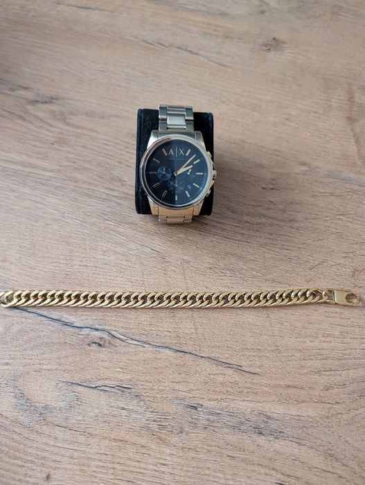 Armani + złota bransoleta męska nowa