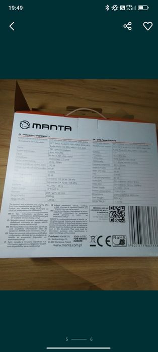 Odtwarzacz Manta