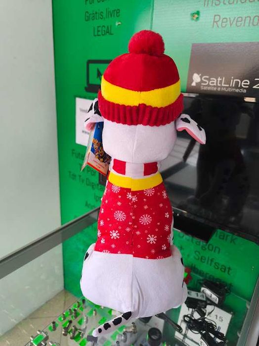 Peluche Patrulha Pata Marshall de Inverno 45cm sentado