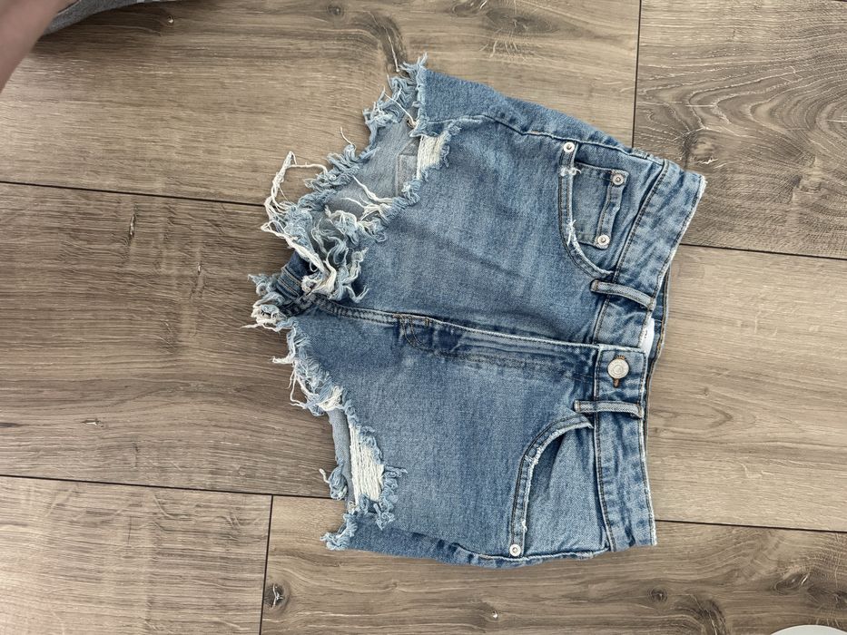 Spodenki szorty jeansowe zara