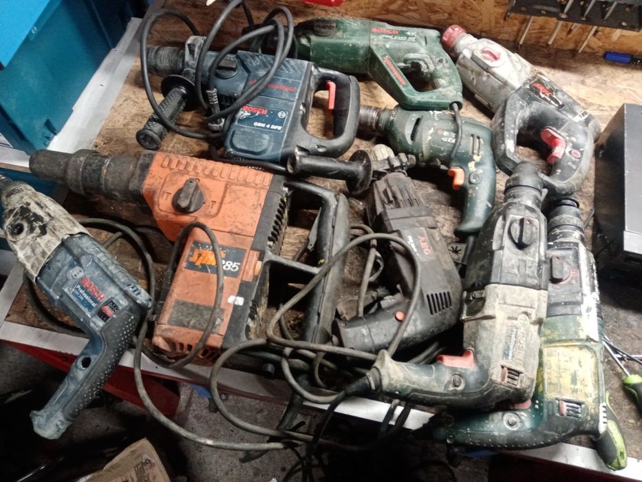 Sprzedam wiertarki młoty szlifierki aligator dewalt bosch hikoki