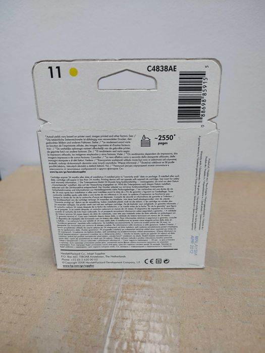 Tusz HP 11  C M Y  C4838AE C4836AE C4837AE oryginalnie zapakowane