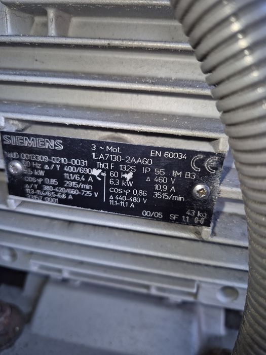 Wentylator  promieniowy  dmuchawa Kongskilde 5,5 kw