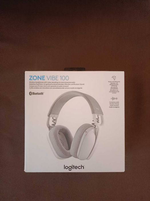 Навушники Logitech Zone Vibe 100 Wireless Off-White